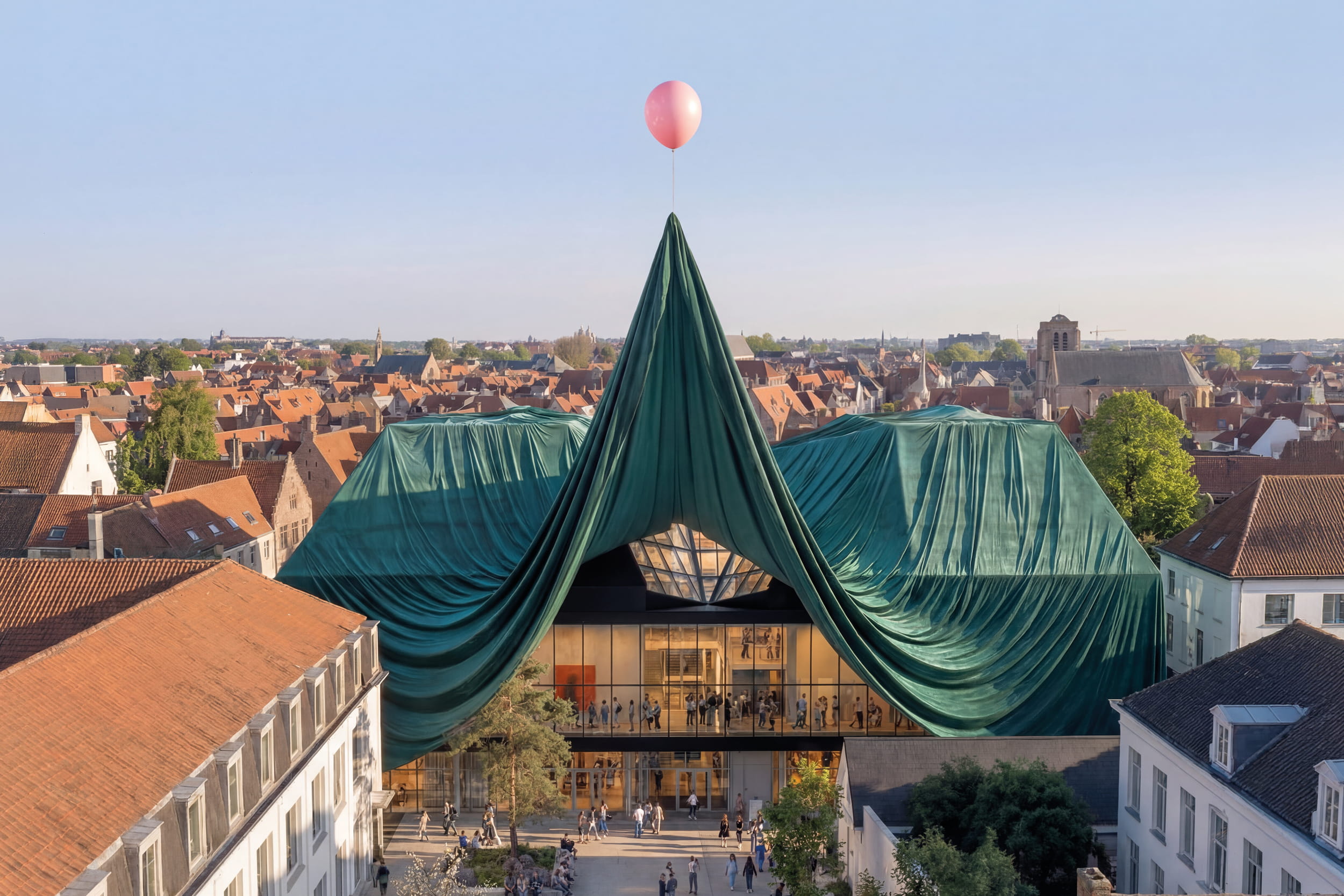 Kunsthal BRUSK in Brugge opent feestelijk